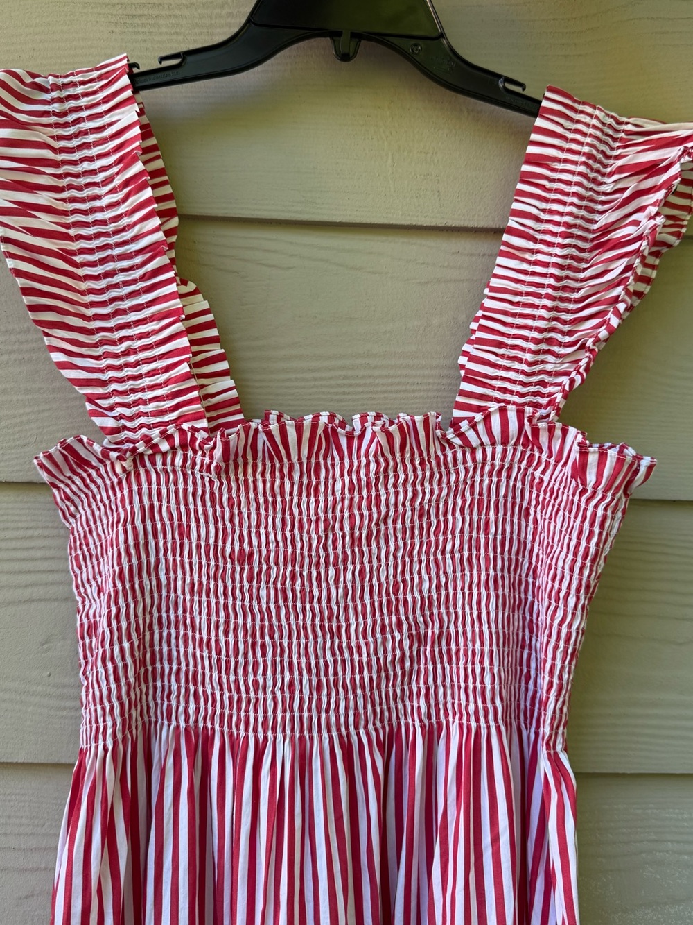 Hill House Ellie Dress Red and White Striped Sz M - Picture 9 of 9